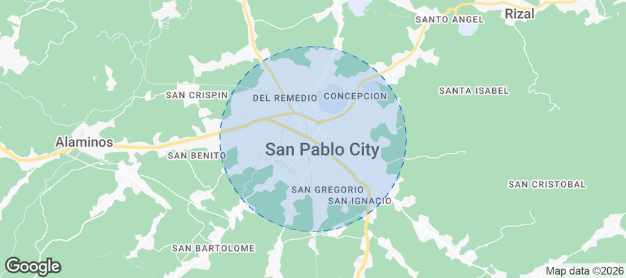 City of San Pablo Airbnb map
